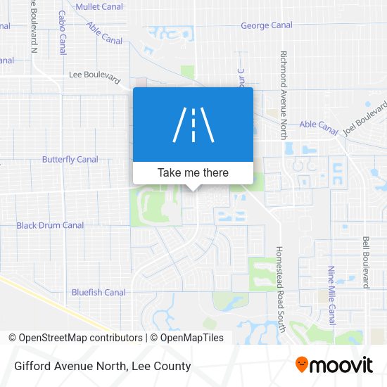 Mapa de Gifford Avenue North