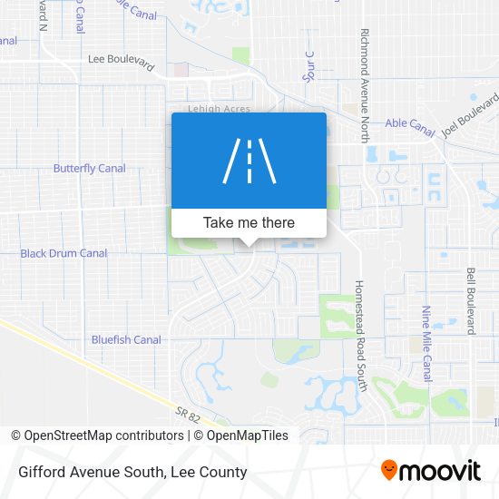 Gifford Avenue South map