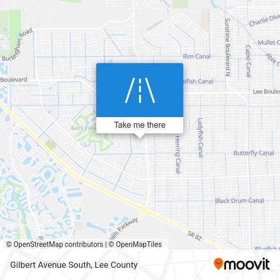 Mapa de Gilbert Avenue South