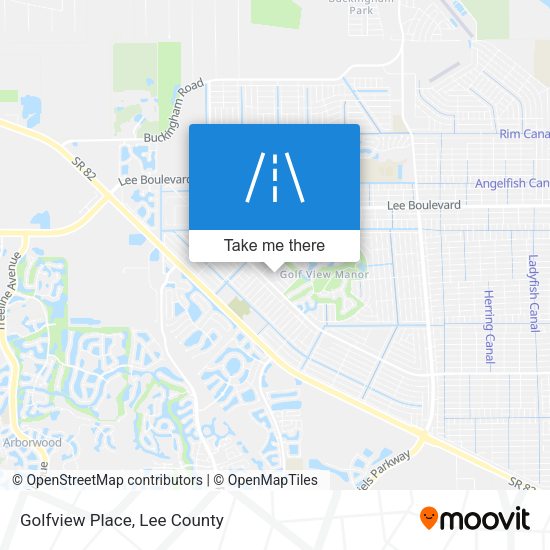 Mapa de Golfview Place