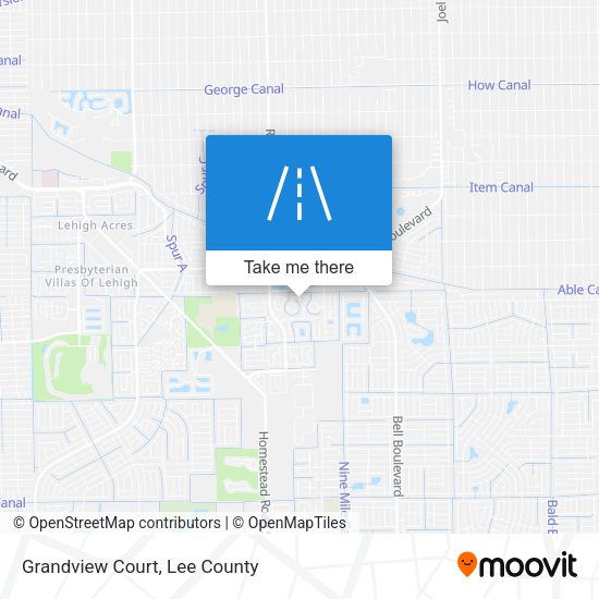 Mapa de Grandview Court