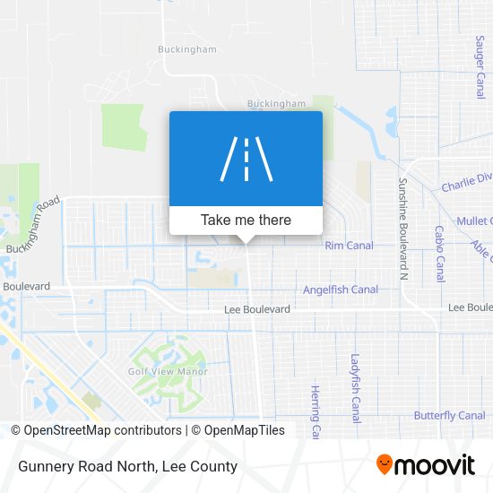 Gunnery Road North map