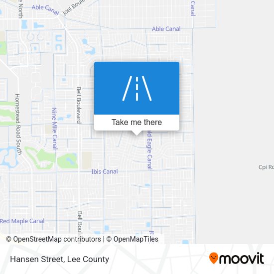 Hansen Street map