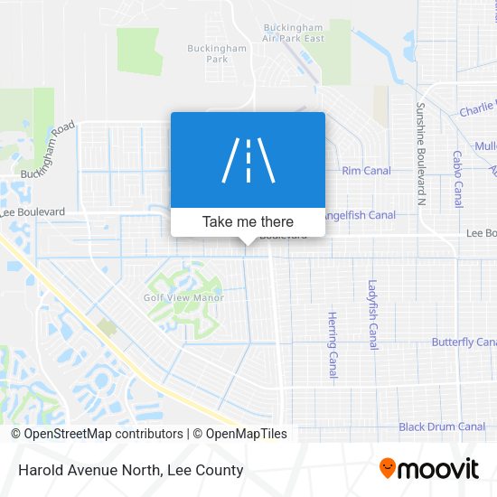 Harold Avenue North map