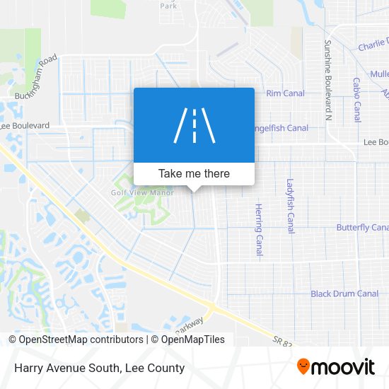 Mapa de Harry Avenue South