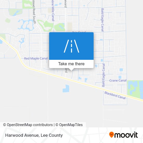 Mapa de Harwood Avenue