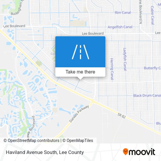 Haviland Avenue South map