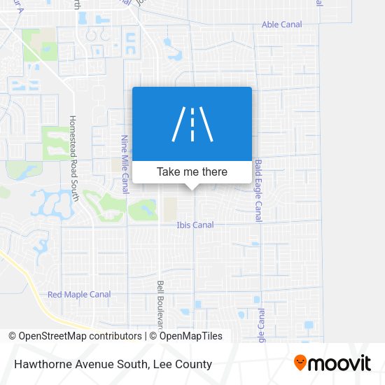 Hawthorne Avenue South map
