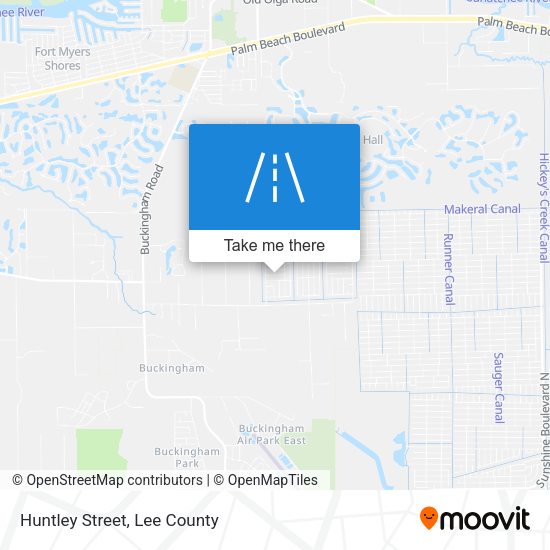 Mapa de Huntley Street