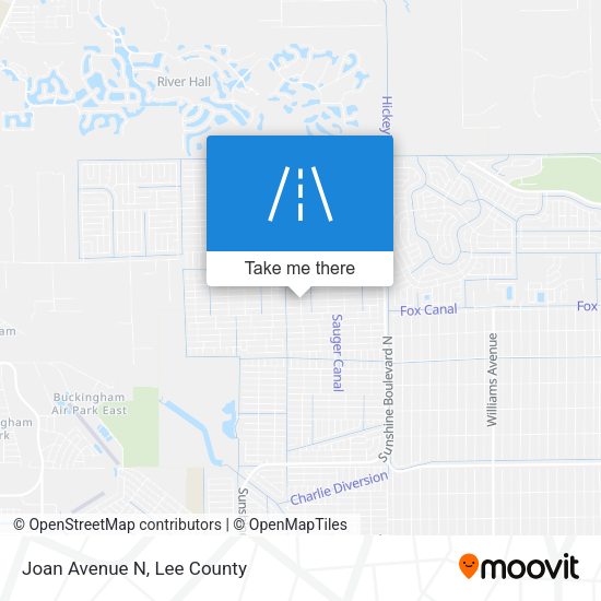 Mapa de Joan Avenue N