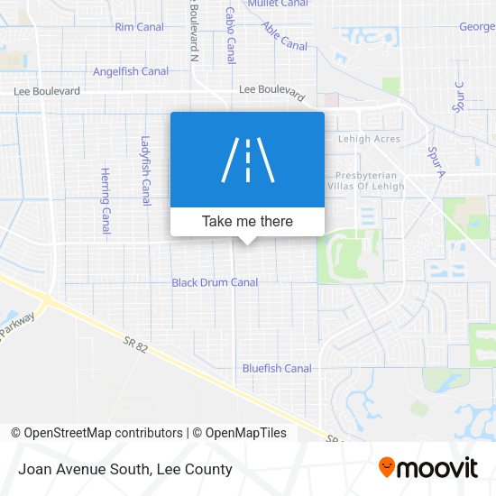 Mapa de Joan Avenue South