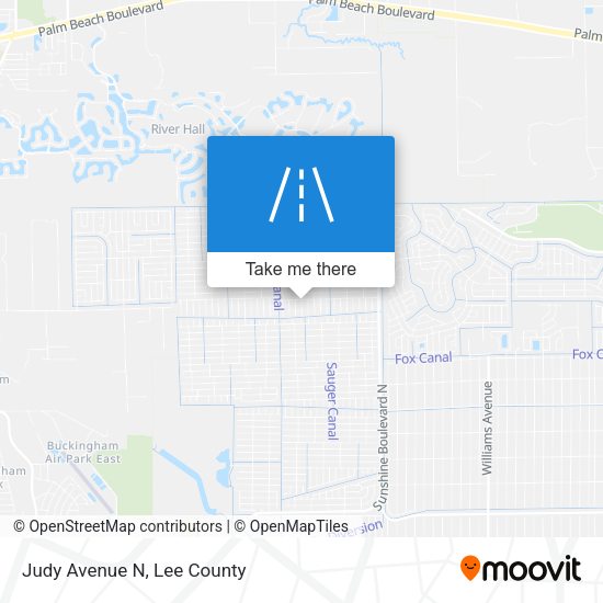 Mapa de Judy Avenue N