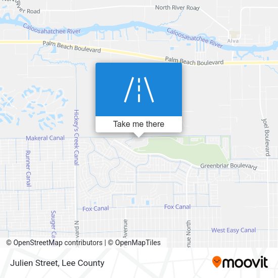 Mapa de Julien Street