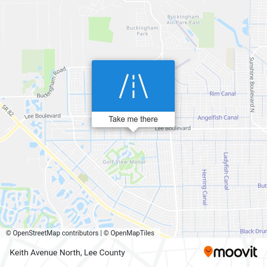 Keith Avenue North map