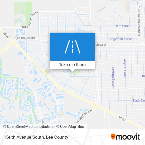 Keith Avenue South map