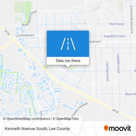 Mapa de Kenneth Avenue South