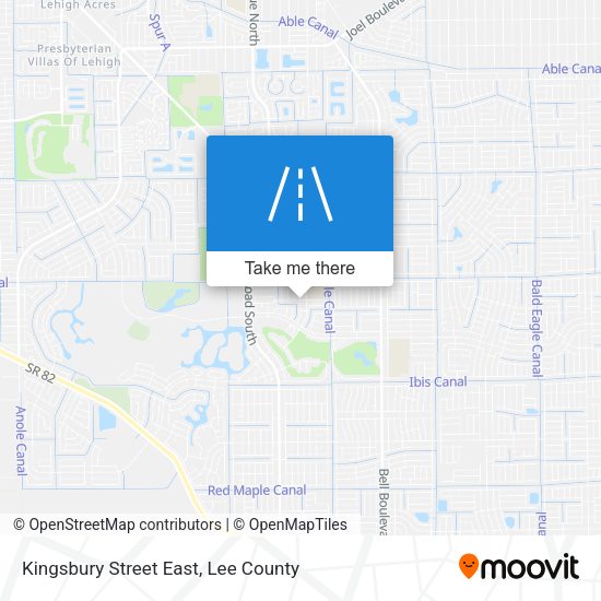 Kingsbury Street East map