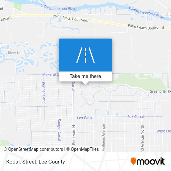 Kodak Street map