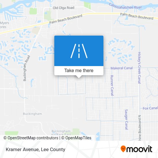 Mapa de Kramer Avenue