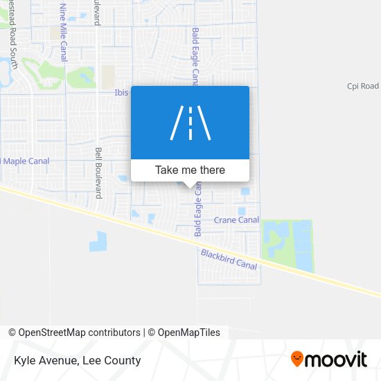Mapa de Kyle Avenue