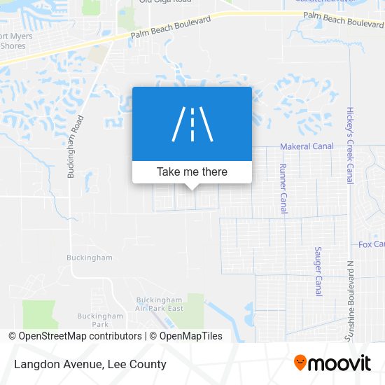 Mapa de Langdon Avenue