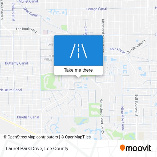 Laurel Park Drive map