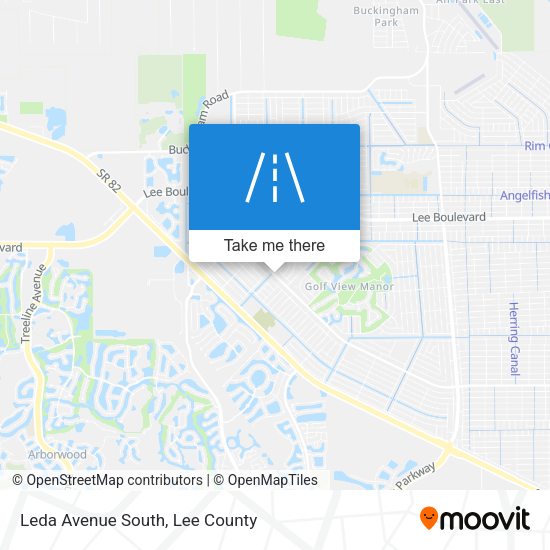 Leda Avenue South map