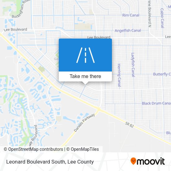 Mapa de Leonard Boulevard South