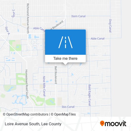 Loire Avenue South map