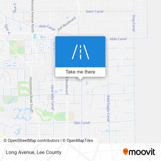 Mapa de Long Avenue