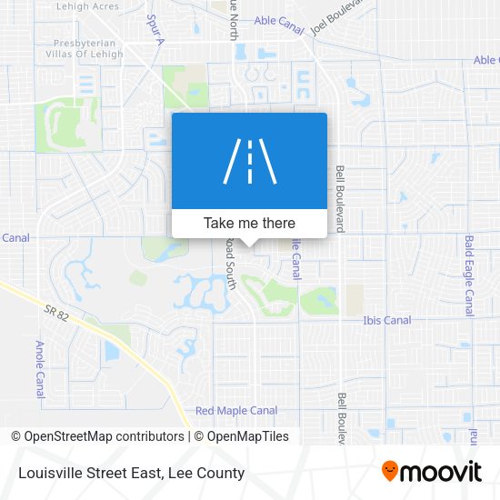Mapa de Louisville Street East