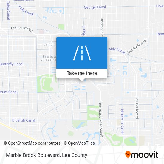 Mapa de Marble Brook Boulevard