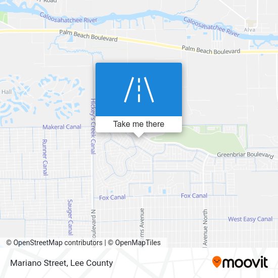 Mapa de Mariano Street