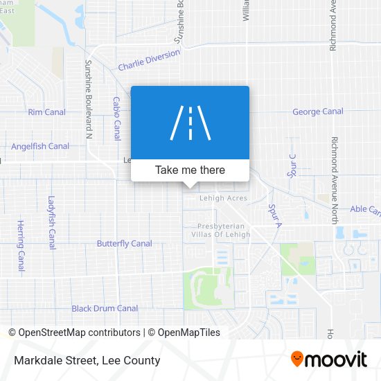 Markdale Street map