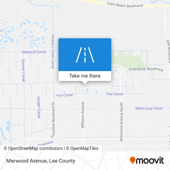 Mapa de Marwood Avenue