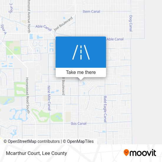 Mapa de Mcarthur Court
