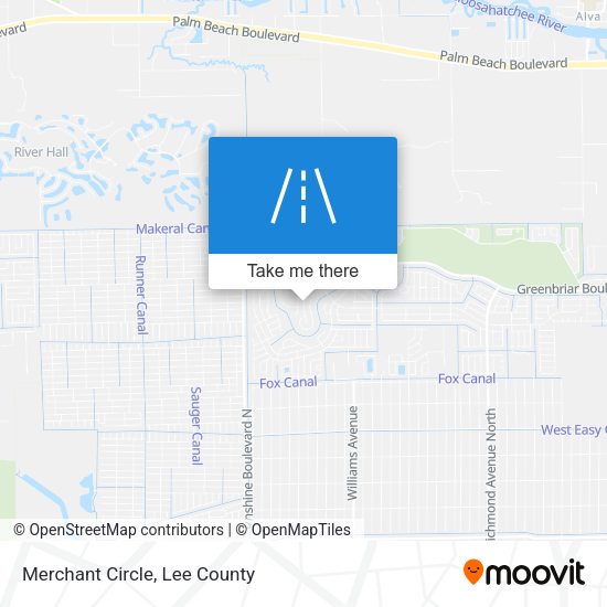 Mapa de Merchant Circle