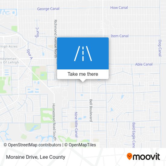 Mapa de Moraine Drive