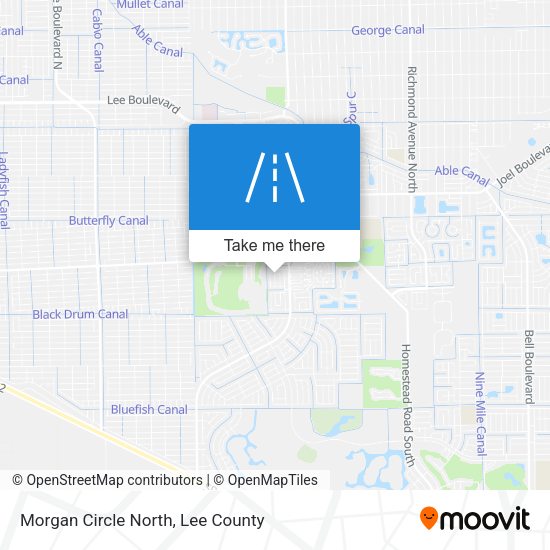 Morgan Circle North map