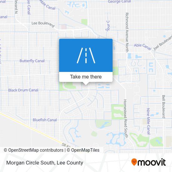 Morgan Circle South map