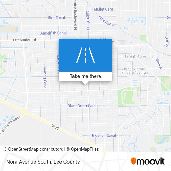 Mapa de Nora Avenue South