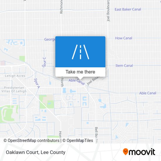 Oaklawn Court map