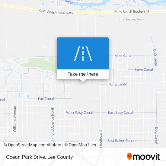 Mapa de Ocean Park Drive