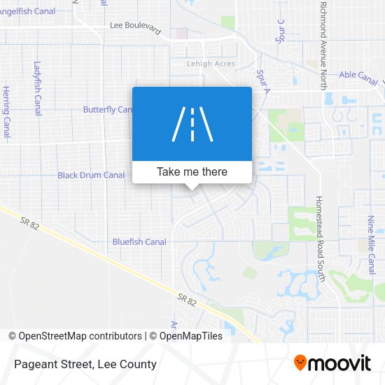 Mapa de Pageant Street
