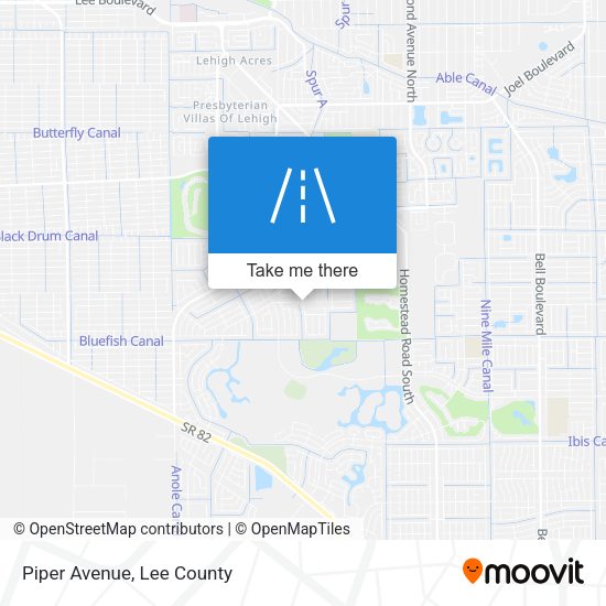 Mapa de Piper Avenue