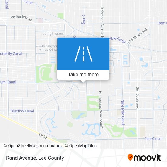 Mapa de Rand Avenue