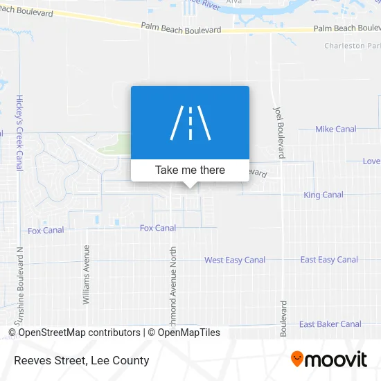 Reeves Street map