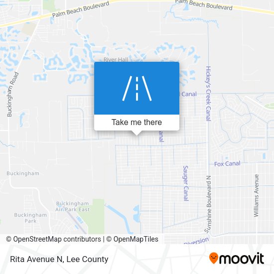 Mapa de Rita Avenue N