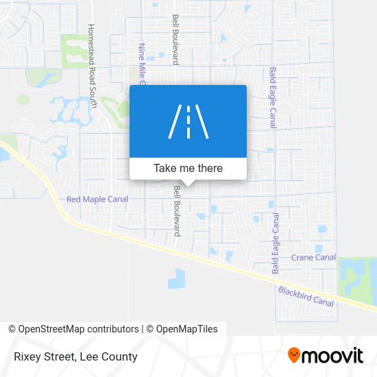 Rixey Street map
