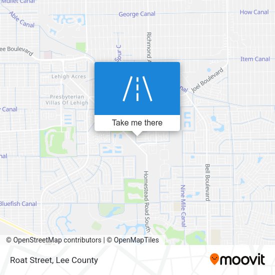 Mapa de Roat Street
